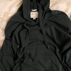 American Eagle, forest green hoodie, size medium